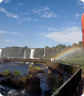 Paisagem das Cataratas do Iguaçu